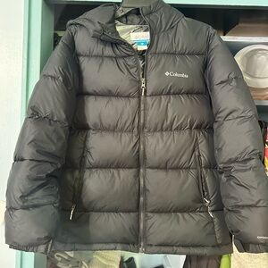 Columbia Kids Charcoal Puffer Jacket